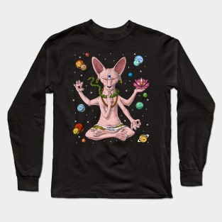 Sphynx Cat Meditation Long Sleeve T-Shirt